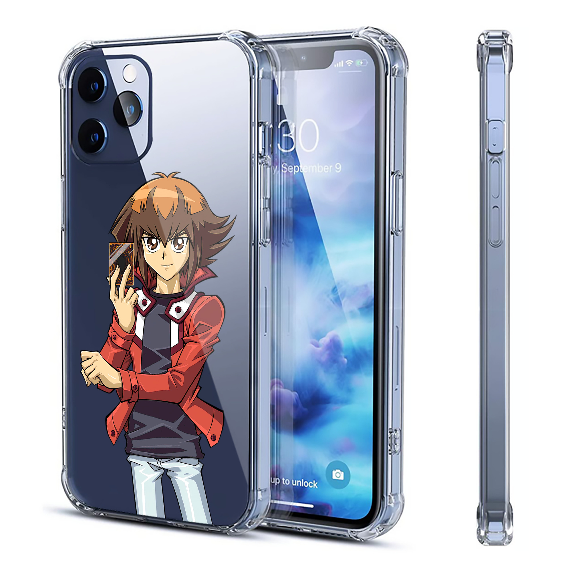 （画像用） 遊☆戯☆王 Yu-Gi-Oh! 【iPhone 12シリーズ対応】透明スマホケース（クリアソフトケース）